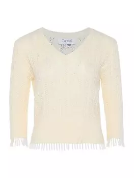 Пуловер caneva, белый