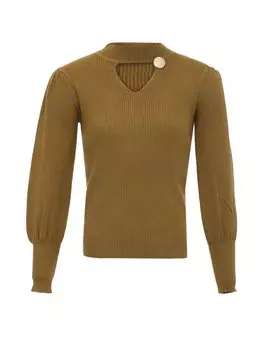 Пуловер caneva Strick, коричневый