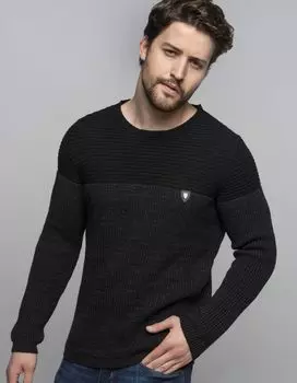 Пуловер CARISMA Strick, черный