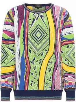 Пуловер Carlo Colucci Rundhals Cuccaro, синий