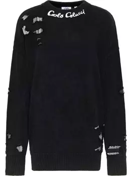Пуловер Carlo Colucci Strick Dellemann, черный