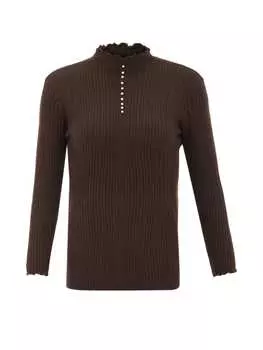 Пуловер CARNEA, серо-коричневый