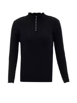 Пуловер CARNEA Strick, черный