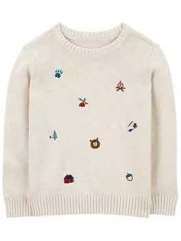 Пуловер carter's, бежевый