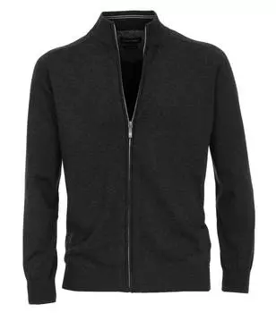 Пуловер CASAMODA Strickjacke unifarben 004450, серый