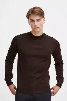 Пуловер CASUAL FRIDAY Strick CFKarl merino mix crew neck 20504888, коричневый
