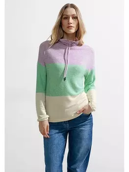 Пуловер Cecil, цвет flieder/grn/beige