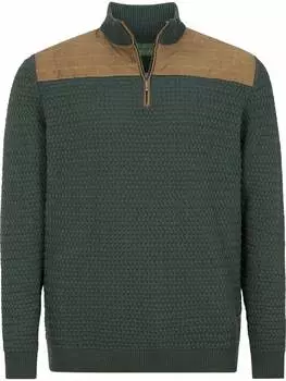 Пуловер Charles Colby, темно-зеленый