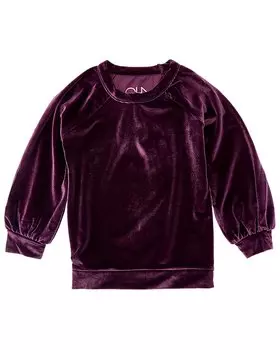 Пуловер Chaser Stretch Velvet Blouson с рукавами реглан, цвет multi