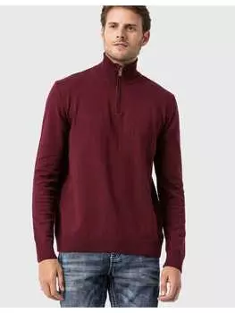 Пуловер Cipo & Baxx, бордовый