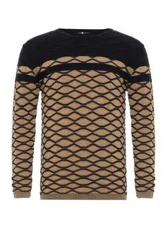 Пуловер Cipo & Baxx, кэмел