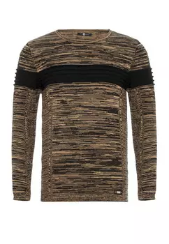 Пуловер Cipo & Baxx, коричневый