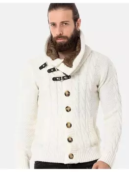 Пуловер Cipo & Baxx Pullover, экрю