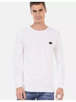 Пуловер Cipo & Baxx Pullover, белый