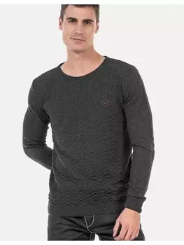 Пуловер Cipo & Baxx Pullover, цвет ANTHRACITE