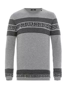 Пуловер Cipo & Baxx, серый