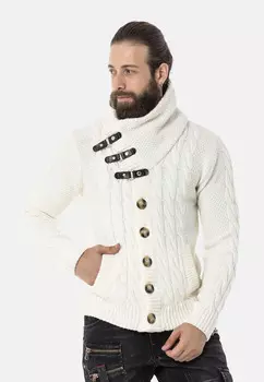 Пуловер Cipo & Baxx Strick, экрю