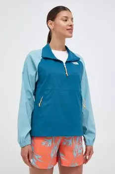 Пуловер Class V, уличная куртка The North Face, бирюзовый