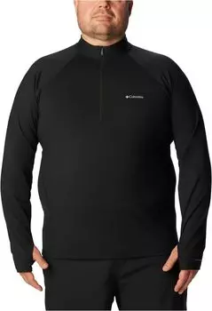 Пуловер Columbia Big & Tall Midweight Stretch Long Sleeve 1/2 Zip, черный
