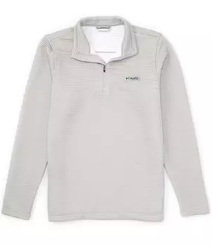 Пуловер Columbia PFG Bonefish с молнией до четверти, серый