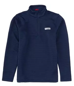 Пуловер Columbia PFG Bonefish с молнией до четверти, синий