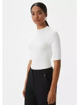 Пуловер comma, белый