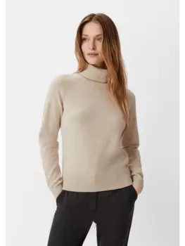 Пуловер comma, бежевый