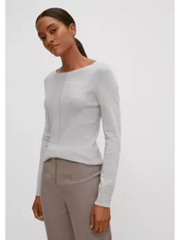 Пуловер comma, бежевый