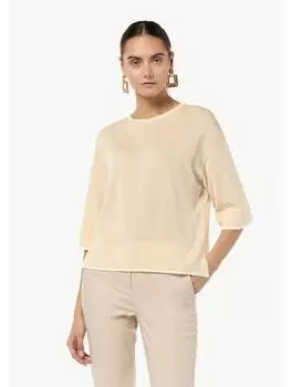 Пуловер comma, бежевый