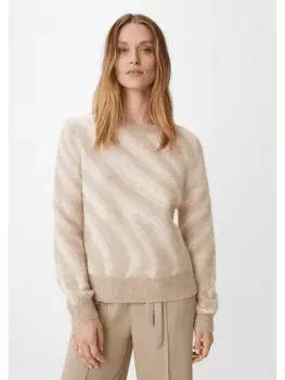 Пуловер comma, бежевый