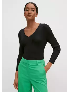 Пуловер comma, черный