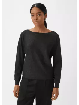 Пуловер comma, черный