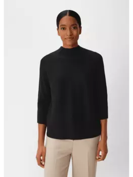 Пуловер comma, черный