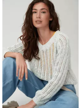 Пуловер comma CI, белый