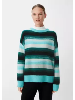 Пуловер comma CI, бирюзовый