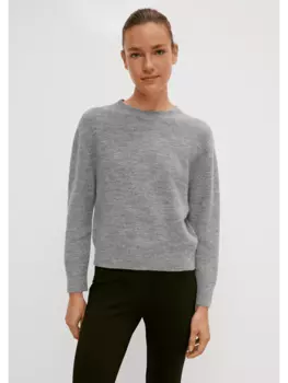 Пуловер comma CI, серый