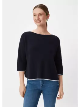 Пуловер comma CI, синий