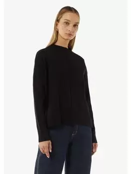 Пуловер comma CI Strickpullover langarm, черный