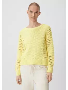 Пуловер comma CI, желтый