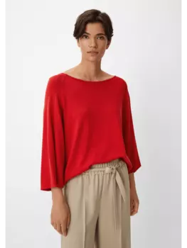 Пуловер comma, красный
