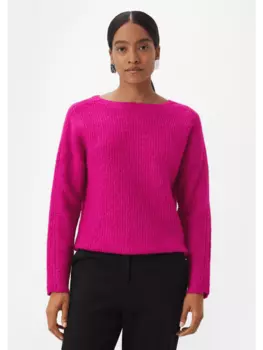 Пуловер comma, розовый