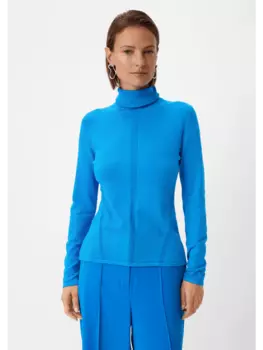 Пуловер comma, синий