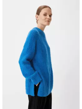 Пуловер comma, синий