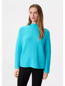 Пуловер comma, синий