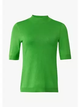 Пуловер comma Strickpullover kurzarm, зеленый