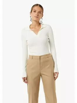 Пуловер comma Strickpullover langarm, белый