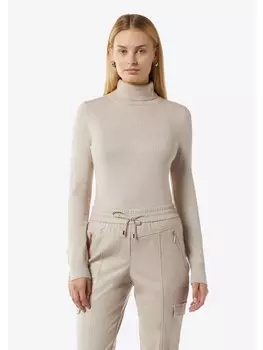 Пуловер comma Strickpullover langarm, бежевый