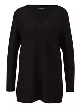 Пуловер comma Strickpullover langarm, черный