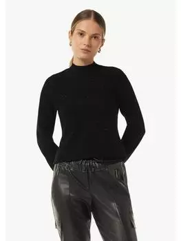 Пуловер comma Strickpullover langarm, черный