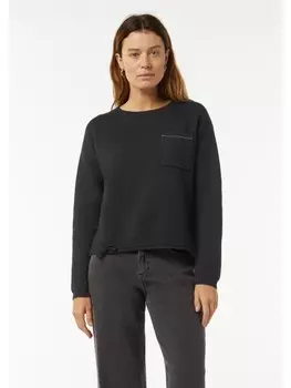 Пуловер comma Strickpullover langarm, черный